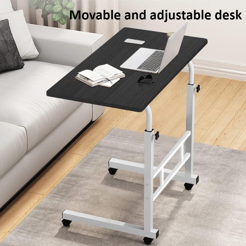 Desk Setup Ideas - Bedside Desk with Universal Wheels Oversized