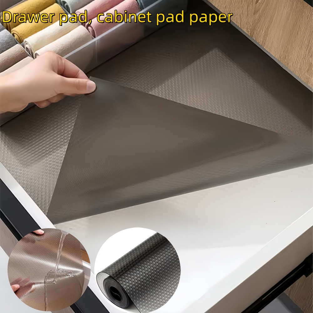Desk Drawer Unit - 1pc 3m/5m Black Cabinet Mats Drawer