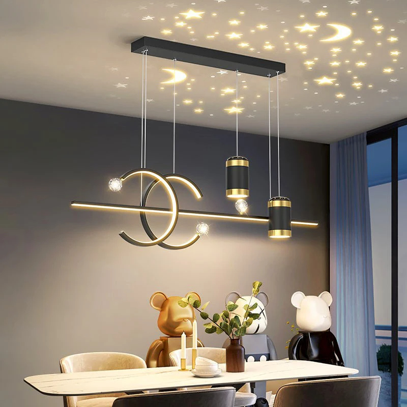 Desk Setup Minimalist - LED Nordic Restaurant Pendant Light, Modern