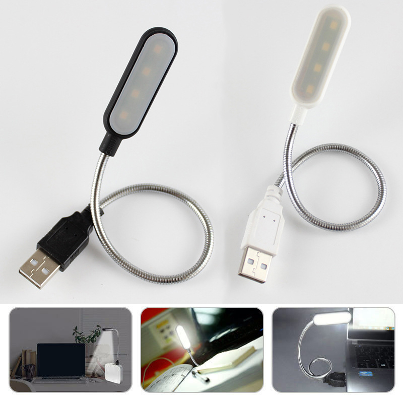 Mini 4 LED Book Lamp Portable  - Desk Setup Ideas ulasan dan harga