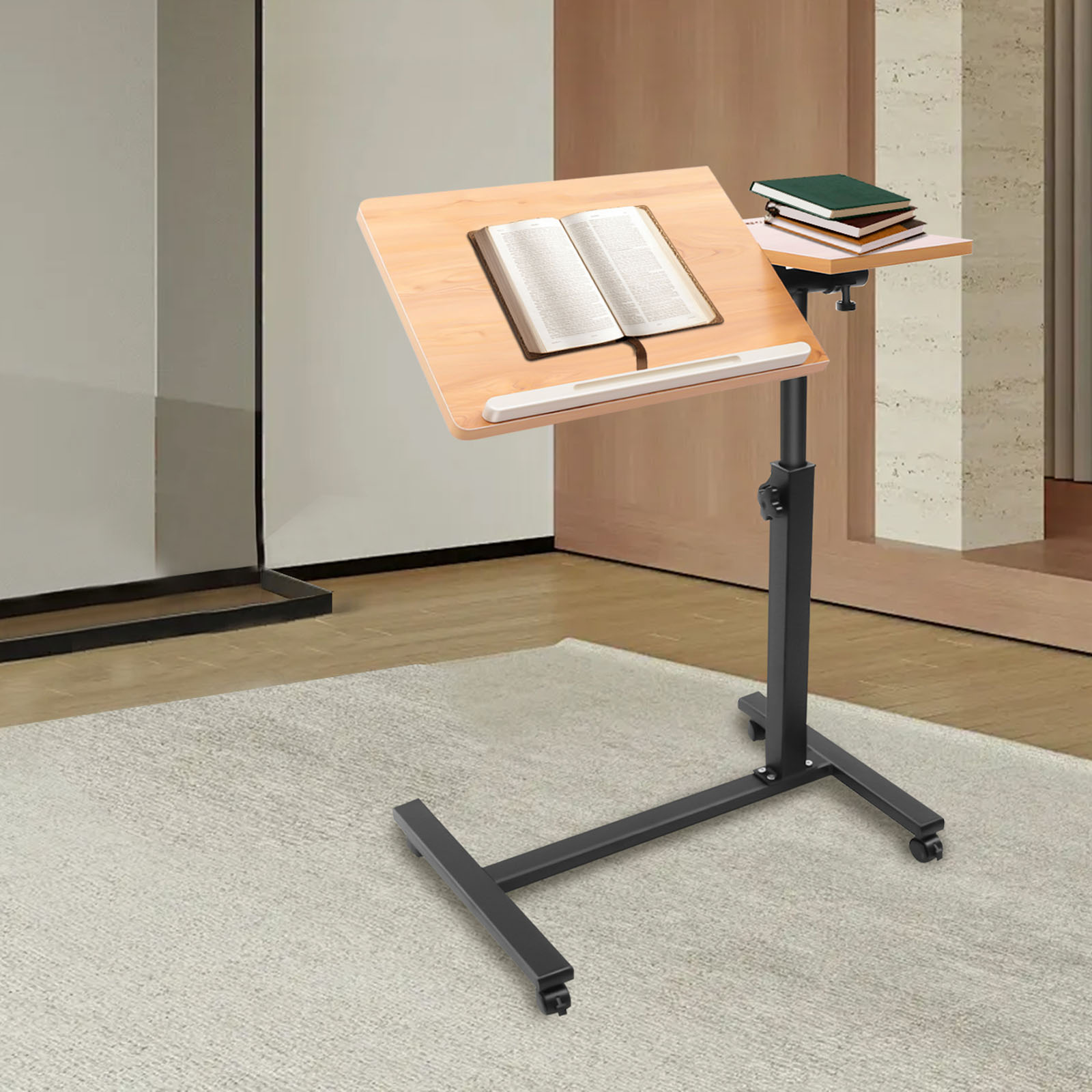 Mobile Laptop Table Adjustable - Desk Setup Ideas ulasan dan harga