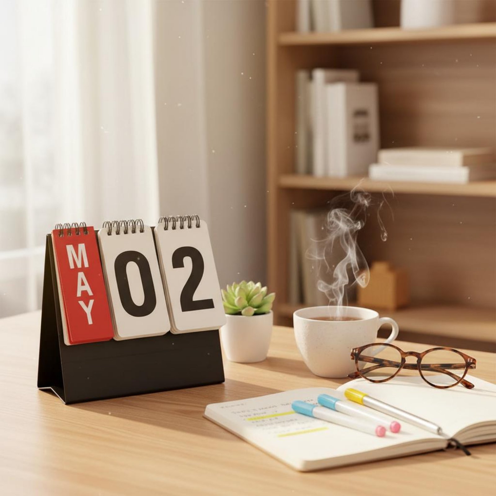 Dateless Desk Calendar Reusabl - Desk Setup Gadgets ulasan dan harga