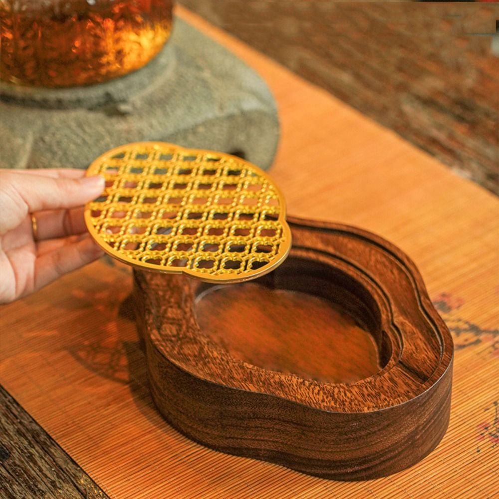 Walnut Wood Bearing Wood Tea T - Desk Setup Clean ulasan dan harga