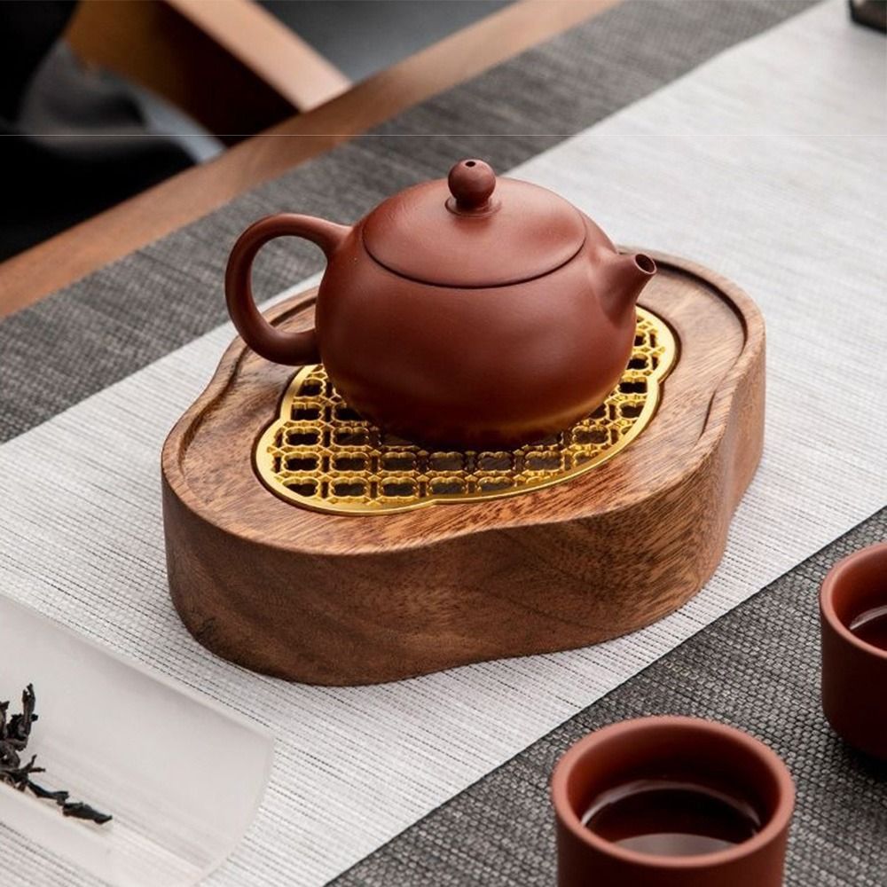 Walnut Wood Bearing Wood Tea T - Desk Setup Clean ulasan dan harga
