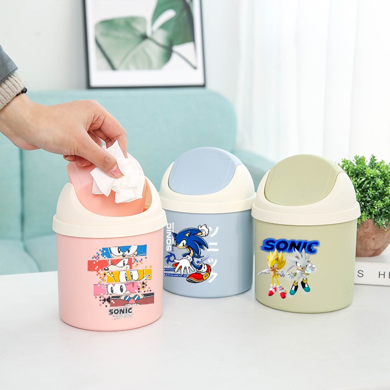 Sonics Car Trash Can Cartoon A - Desk Setup Clean ulasan dan harga