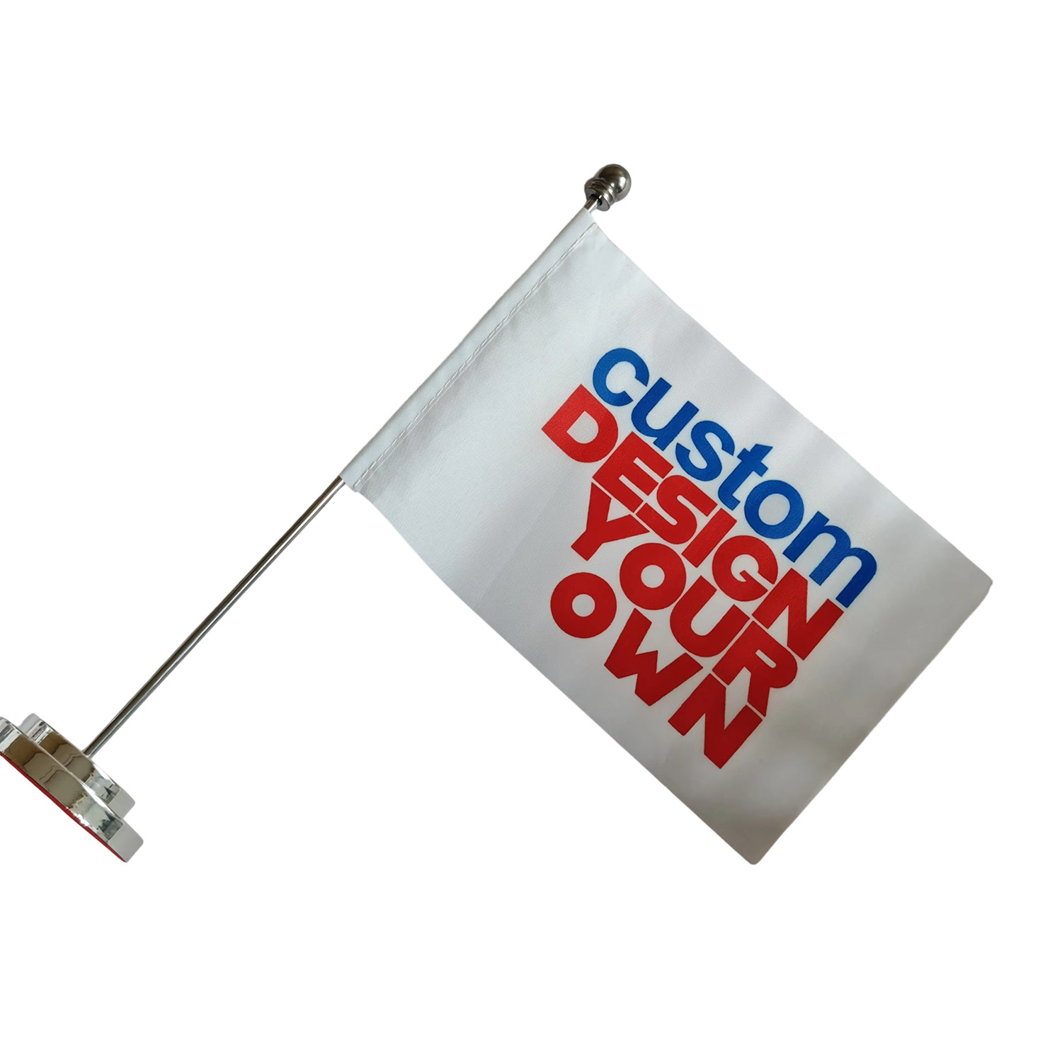Custom 1pc Table Flag with Sta - Desk Setup Kit ulasan dan harga