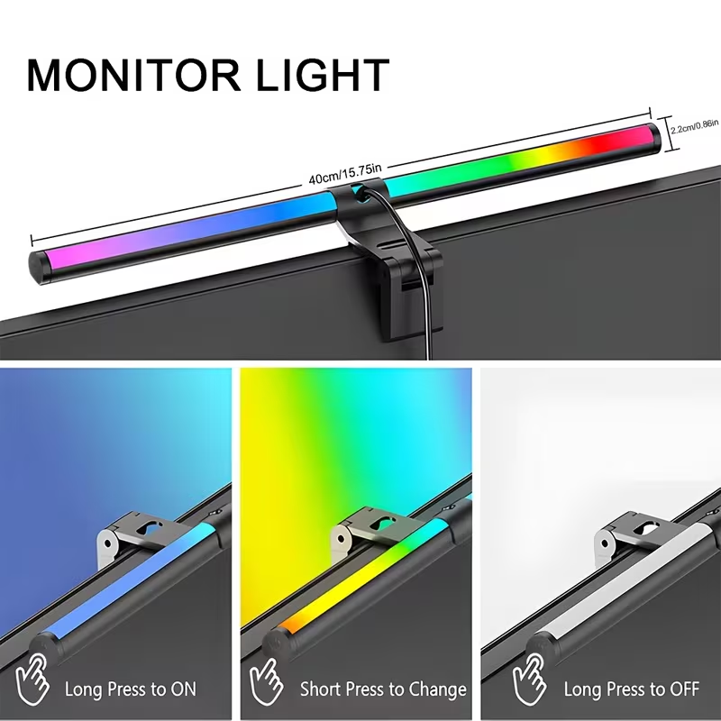 Monitor Light Bar RGB Lightbar - Desk Setup Ideas ulasan dan harga