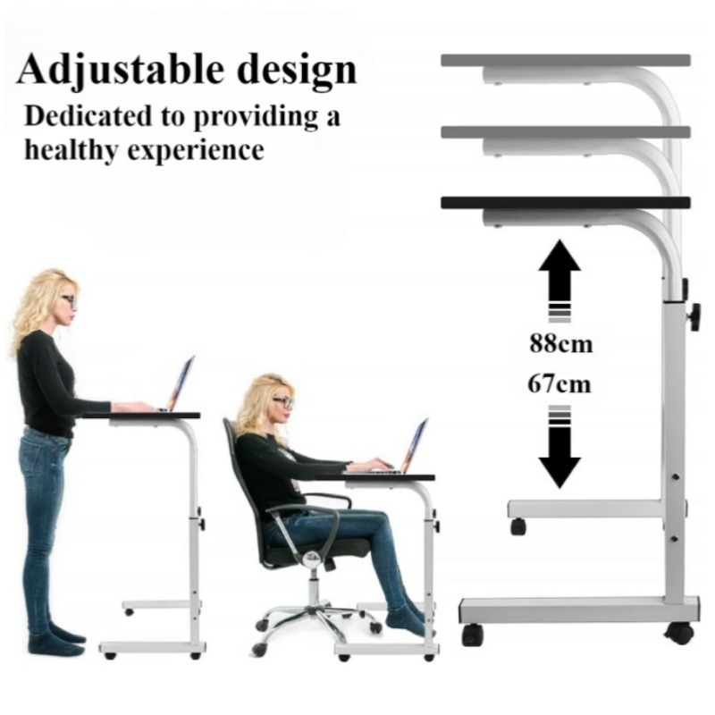 Bedside Desk with Universal Wh - Desk Setup Ideas ulasan dan harga