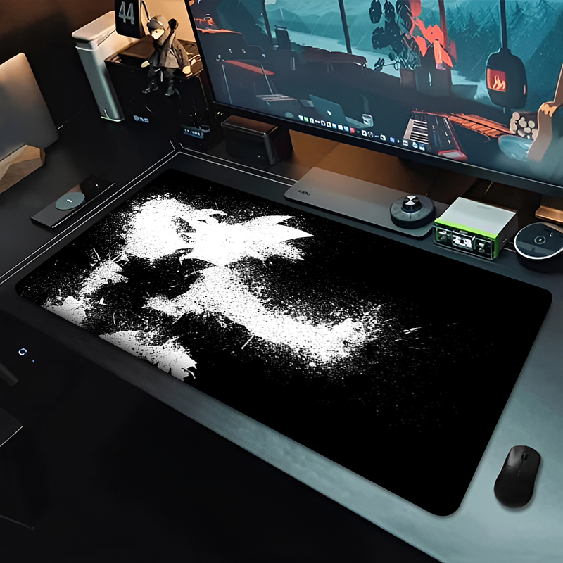 DBZ Black Anime Mouse Pad Drag - Desk Setup Black ulasan dan harga