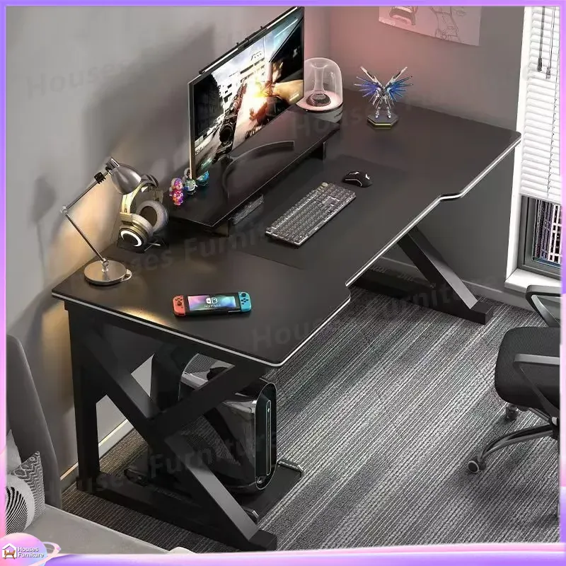 Cafe Metal Gaming Desk Black M - Desk Setup Black ulasan dan harga