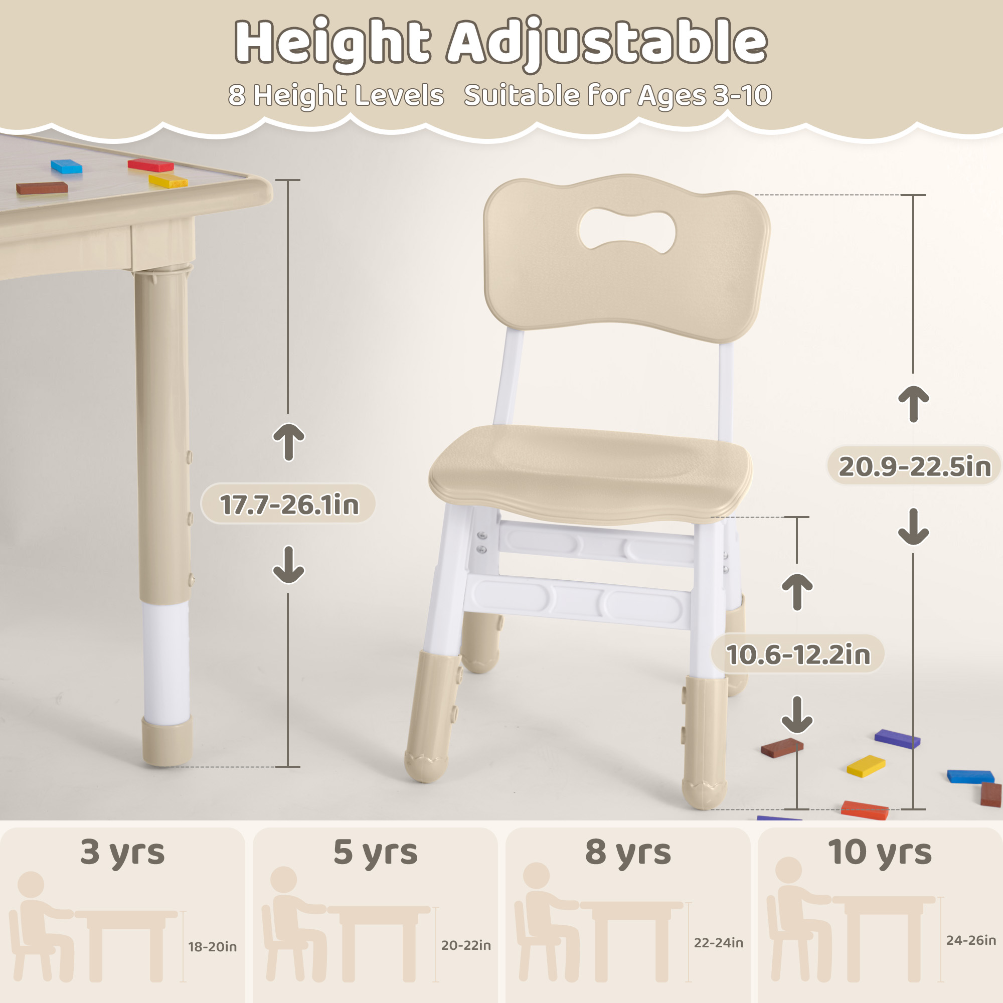Kids Table And 2 Chairs Set He - Desk Setup Minimalist ulasan dan harga