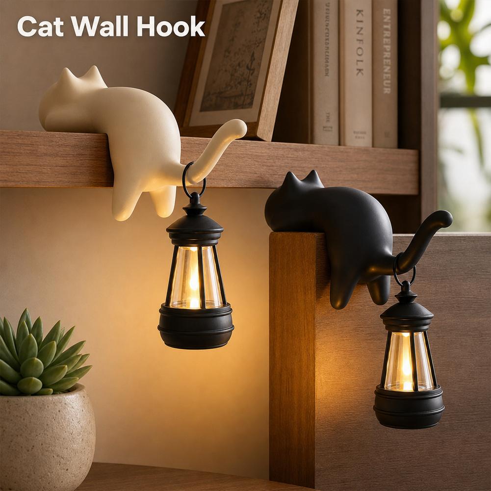 3D Printed Cat Shelf Hanger Ni - Desk Setup Black ulasan dan harga