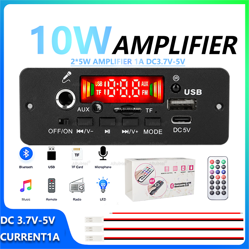 10W Complete Bluetooth 5.0 Amp - Desk Setup Kit ulasan dan harga