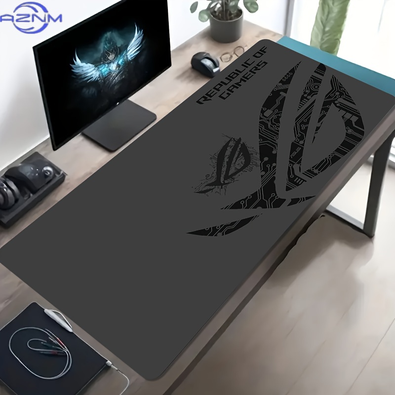 1pc Large Gaming Mouse Pad ROG - Desk Setup Gadgets ulasan dan harga