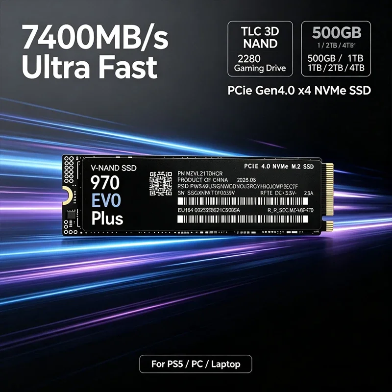 7400MB/s M.2 NVMe SSD 970 EVO  - Samsung Ssd 980 Pro ulasan dan harga