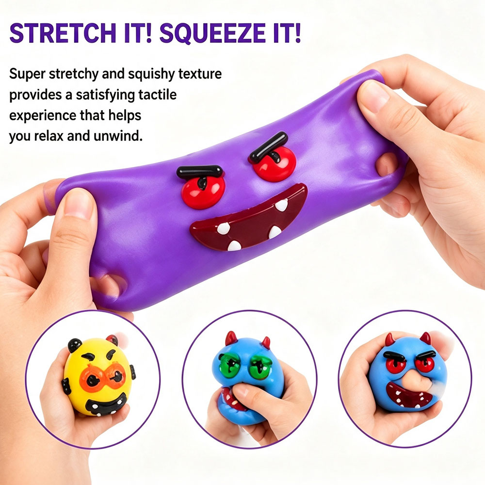 ASMR Tactile Squeeze Prop Quir - Desk Setup Gadgets ulasan dan harga