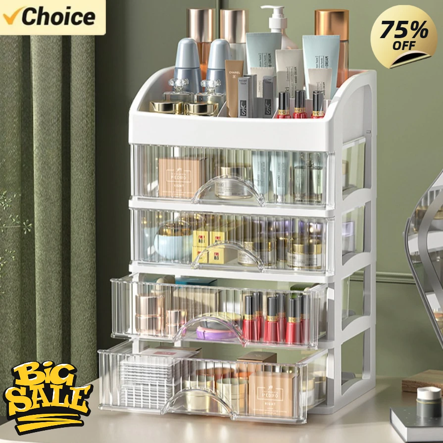 New 1Pc 5-layer Makeup Storage - Desk Drawer Unit ulasan dan harga