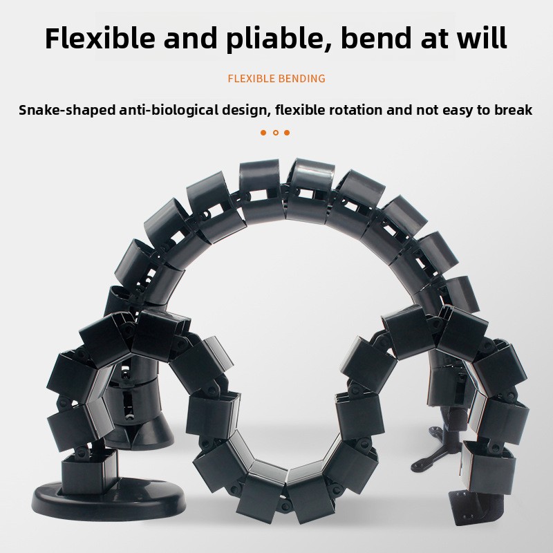 Wire Spine Cable Sleeve Under  - Desk Setup Clean ulasan dan harga