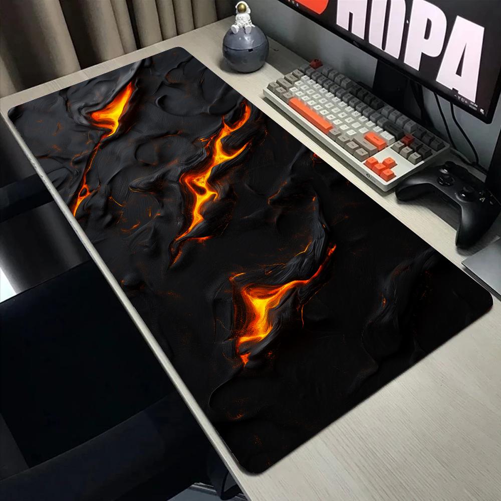 Abstract Fluid Gaming Mouse Pa - Desk Setup Gadgets ulasan dan harga