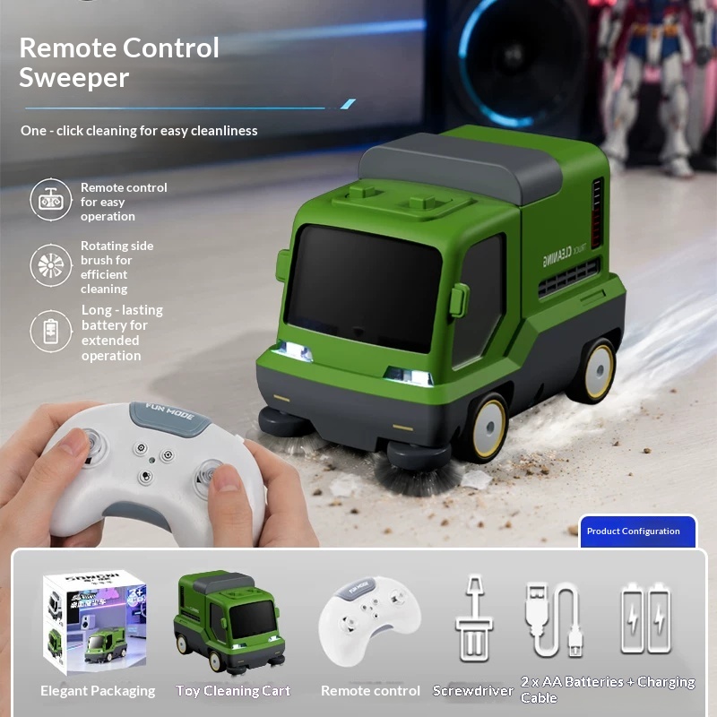 Mini RC Remote Control Vacuum  - Desk Setup Clean ulasan dan harga