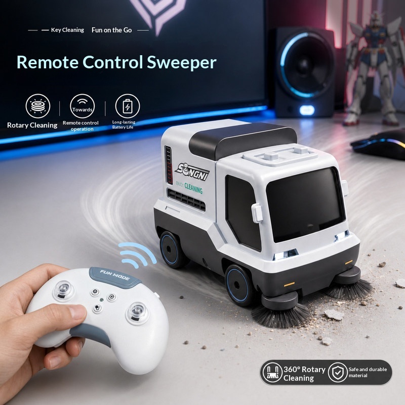 Mini RC Remote Control Vacuum  - Desk Setup Clean ulasan dan harga