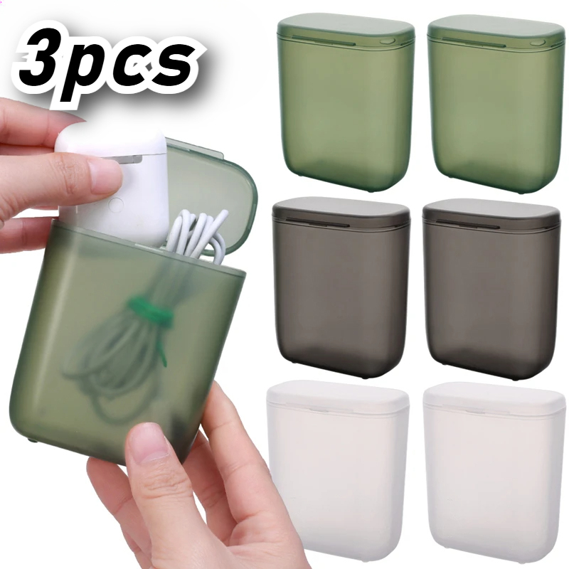 Data Cable Storage Box Earphon - Desk Drawer Unit ulasan dan harga