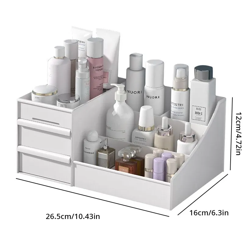 Plastic Desktop Cosmetic Stora - Desk Drawer Unit ulasan dan harga