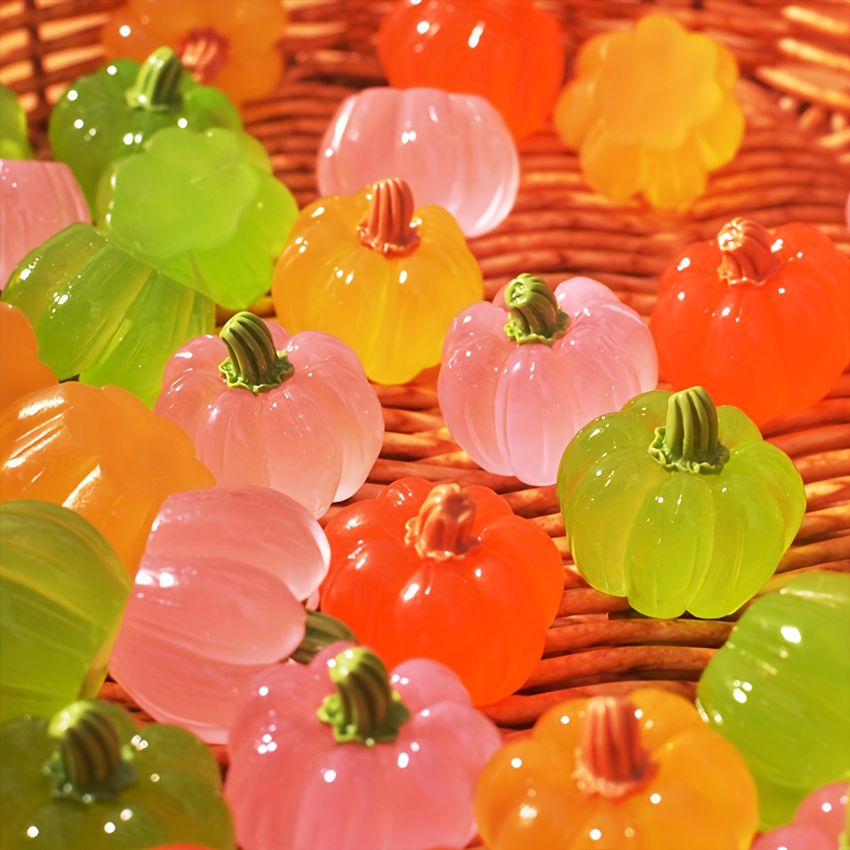Glow in the Dark Mini Pumpkin  - Desk Setup Dark ulasan dan harga