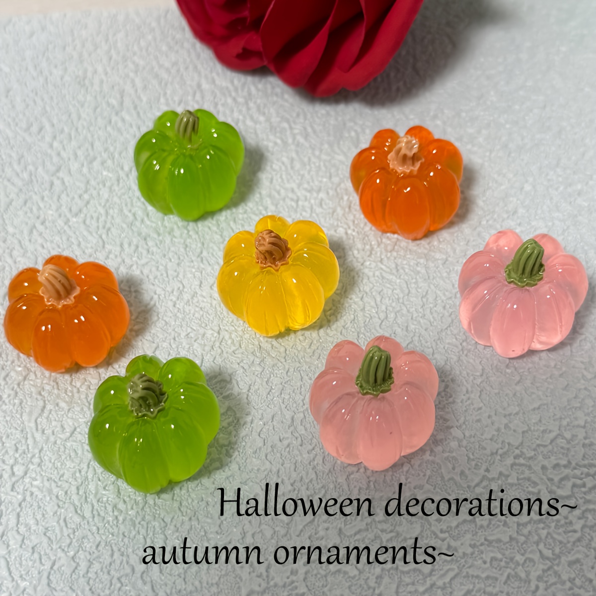 Glow in the Dark Mini Pumpkin  - Desk Setup Dark ulasan dan harga
