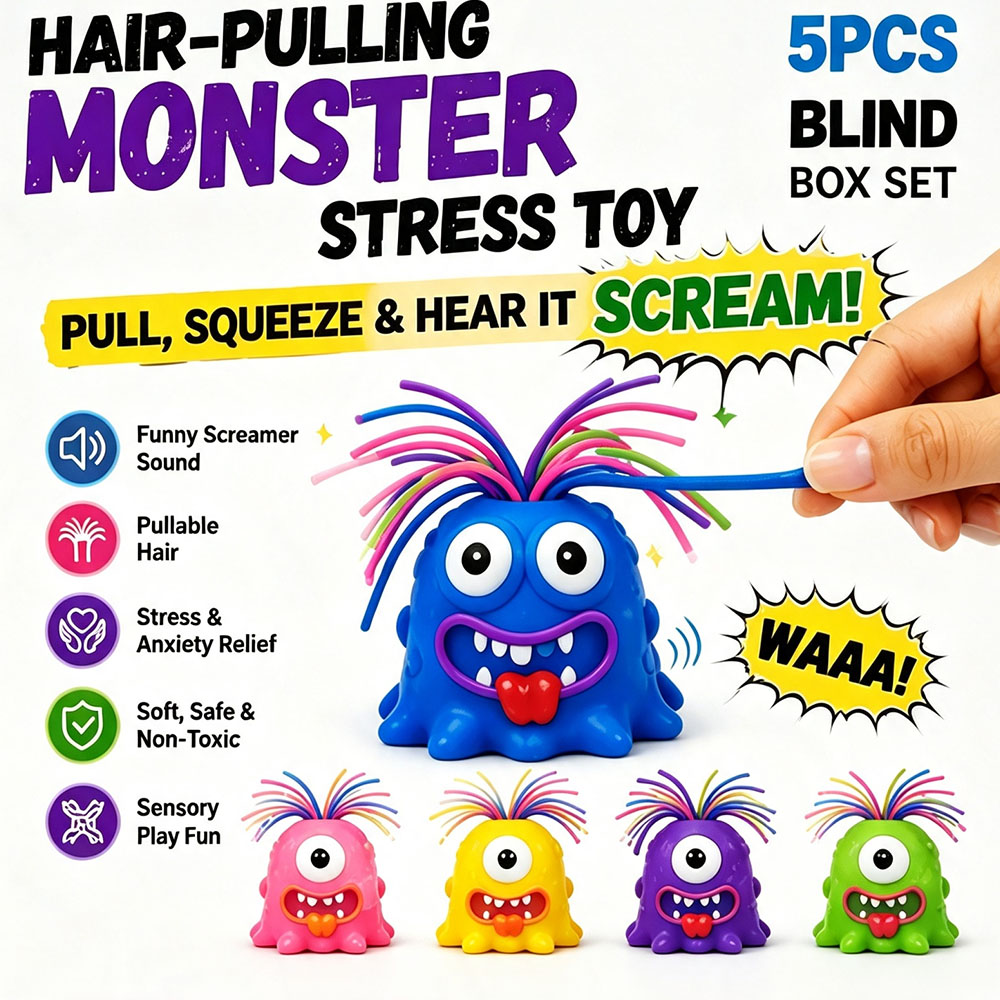 Viral Screaming Monster Hair P - Desk Setup Gadgets ulasan dan harga