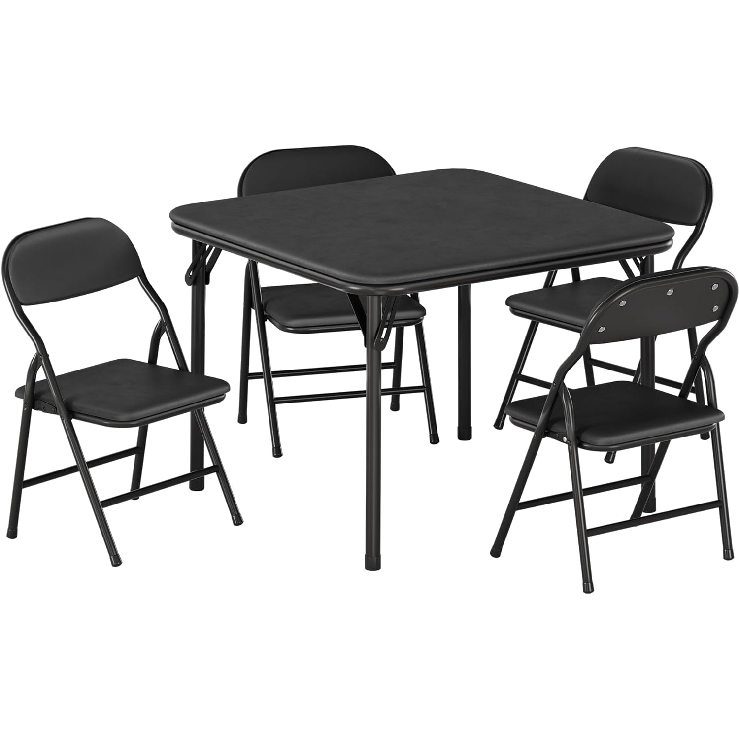 5-Piece Kids Folding Table and - Desk Setup Black ulasan dan harga