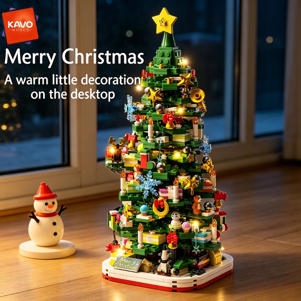 KAVOWORLD 1024pcs Christmas Tr - Desk Setup Needs ulasan dan harga