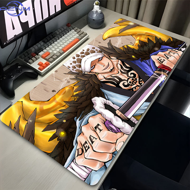Mouse Pad Trafalgar Law Black  - Desk Setup Black ulasan dan harga